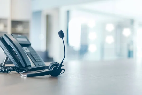 Suporte Comunicação Call Center Serviço Cliente Help Desk Call Center — Fotografia de Stock
