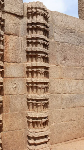 Cree Que Torre Real Data Del Período Vijayanagara Escultura Una —  Fotos de Stock