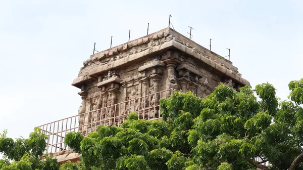 Mamallapuram Olakkanneshvara Tapınağı Mavi Gökyüzü Doğa Geçmişi — Stok fotoğraf