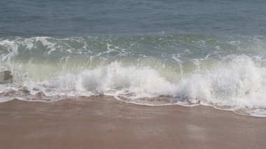 Güzel sahil ve deniz dalgaları