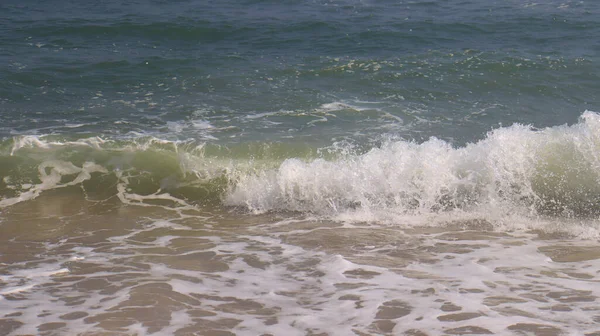 Güzel sahil ve deniz dalgaları