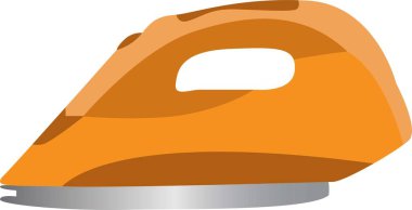 Orenge rengi elbise demiri kutusunun vektör çizimi. beyaz arkaplan