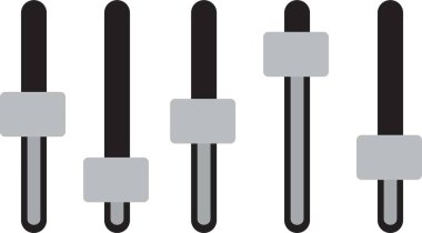 Eşitleyici simgesi. whit arkaplanında