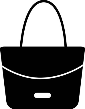 Bayanlar el çantası ikonu. beyaz arkaplan