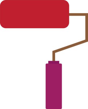 Resim fırçası. beyaz arkaplan