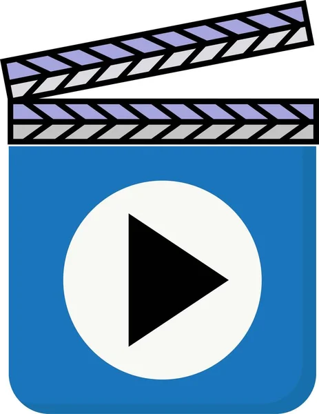 Media Player Icons Video Player Icons — Stok Vektör
