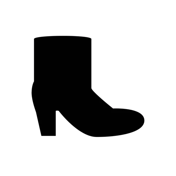 Мужская Икона Обуви Белом Фоне — стоковый вектор