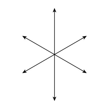 Matematiksel geometrik şekil Çizgi Oku. vektör