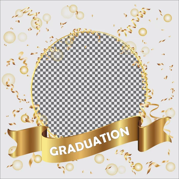 twibbon graduation background template vector abstract