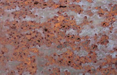 panoramik grunge paslı metal doku paslı arka plan eski çelik panel