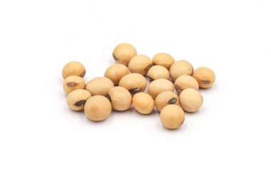 soya tohumları beyaz arkaplanda izole