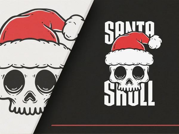 Noel Baba 'nın Kafatası Tarzı ile İllüstrasyonu