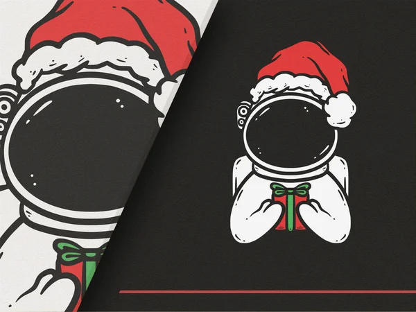 Noel Baba 'nın Kafatası Tarzı ile İllüstrasyonu