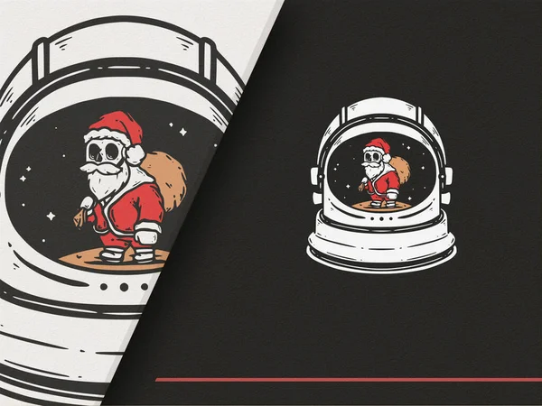 Noel Baba 'nın Kafatası Tarzı ile İllüstrasyonu