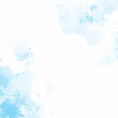 mavi renkli suluboya sıçrama çerçevesi