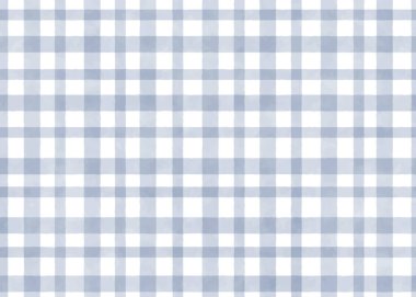 çivit mavisi suluboya ekoseli, kusursuz deseni tekrarlıyor.