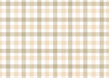 Pastel soluk mavi ve bej suluboya ekoseli tekrar kusursuz desen