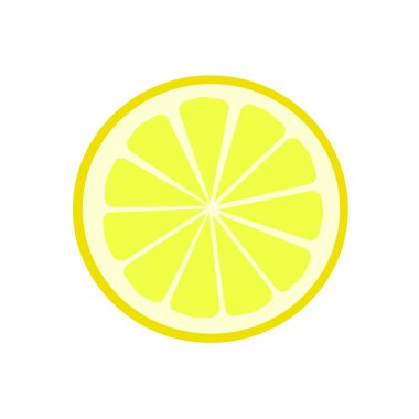 Beyaz arka planda yarım limon. Sulu narenciye tekstil, menü, meyve suyu paketleri, çay, kartpostal resimlerinde kullanılabilir..