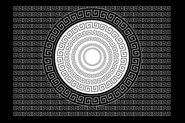 Modern Yunan Soyut Geometrik Şablon Arka Planı — Stok fotoğraf