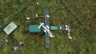 Çayırları incelemek için Wetlands bilim istasyonu araştırması, İHA hava aracı video görüntüsü ekosistem hava durumu istasyonu söğütleri döngüsü karbon akışı Eddy kovaryansı metan araştırması fizyolojik fotosentez