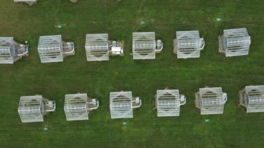 Sera bilimi araştırmaları üst odalarda iklim değişikliği, mısır mısır tarlası Zea Mays ear, genetik ve genler üzerine bilimsel araştırma, modern sera gözlemleri, bilim insanları hasat, teknoloji teknikleri