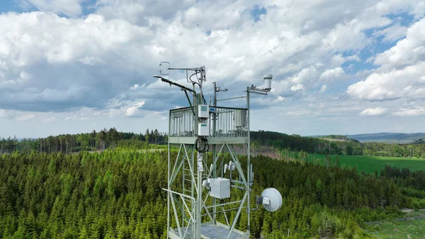 Mezinárodní Atmosférické Stanice Vědecké Sondy Letecký Výzkum Měření Ozonu Uhlíkový — Stock fotografie