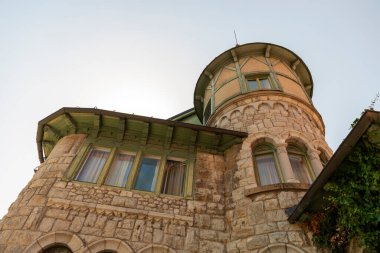 Hırvatistan 'ın Gorski Kotar kentindeki eski ortaçağ kalesi Stara Susica