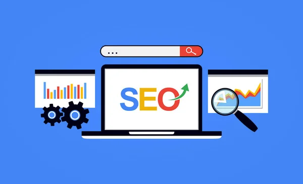 Seo Arama Motoru Optimizasyonu Anahtar Sözcük Araştırması — Stok fotoğraf