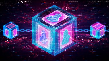 NFT - Parasız Token (Fon Fonu Olmayan Token) - Engelleme Teknolojisi tarafından Korunan Eşsiz Dijital Varlıkların Sahipliğini Sunacak Jeton