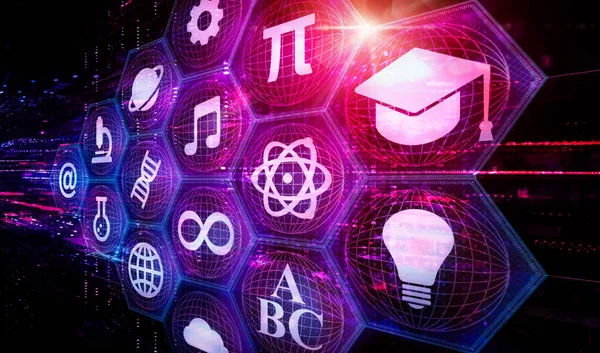 Education Technology - EdTech (EduTech) - e-Learning - Öğrenmek ve Öğretmek için Yenilikçi Dijital Çözümler - Kavramsal Resimler