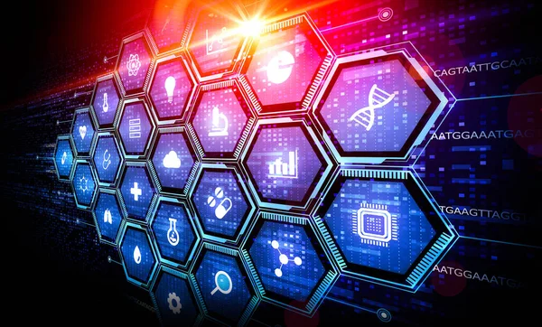 Bioinformatik Biostatistik Concept Nye Softwareværktøjer Systemer Til Forståelse Komplekse Biologiske - Stock-foto