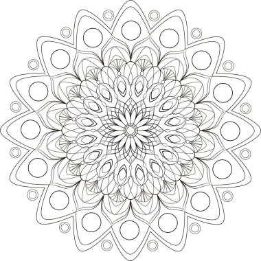 Çocuklar ve yetişkinler için Mandala Rengi