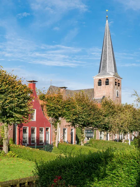 Ijlst Netherlands Oct 2017 Mauritius Church Waterside Gardens Eegracht Canal — Stock Photo, Image