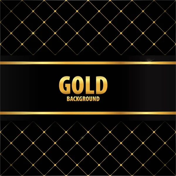 Stock Vector Luxury Background Golden Abstract Shapes Gold Stripe Gold — Archivo Imágenes Vectoriales