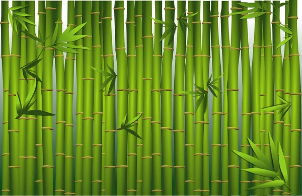Bamboo Oriental Seamless Pattern Chinese Japanese Bamboo Grass Oriental Wallpaper — Stock vektor