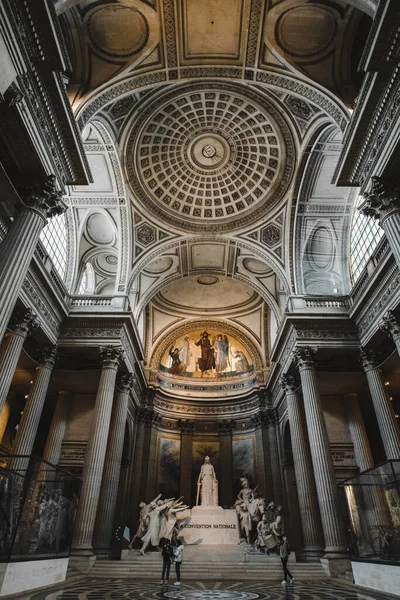 Paris, France - November 04, 2021: Interior of the Pantheon in Paris — Stock Photo, Image