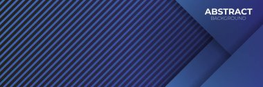 Çizgili mavi tonlarda soyut vektör arkaplanı. Web siteleri, posterler veya reklamlar için modern ve renkli afiş veya duvar kağıdı