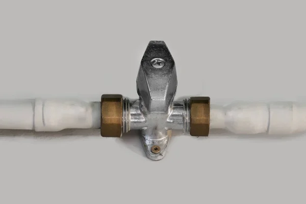 Gas Piping Shut Valve Restrictions Limitations Natural Gas Access Energy — Stok fotoğraf