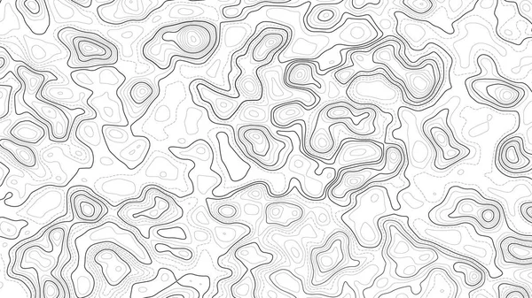 Mapa Topográfico Fundo Mapa Linha Geográfica Com Atribuições Elevação Contorno —  Vetores de Stock