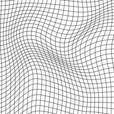 Beyaz arka planda soyut dalgalı 3D ağ örgüsü. Geometrik dinamik dalga. Üç boyutlu teknoloji kablo çerçevesi. Vektör illüstrasyonu.