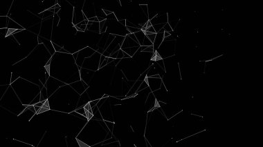 Ağ bağlantısı yapısı. Teknoloji ve gelecek kavramı. İletişim ve web konsepti. Büyük veri görselleştirmesi. Vektör illüstrasyonu.