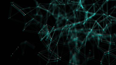 Ağ bağlantısı yapısı. Teknoloji ve gelecek kavramı. İletişim ve web konsepti. Büyük veri görselleştirmesi. Dijital akışın bozulması. Hasarlı sinyal. 3d oluşturma.