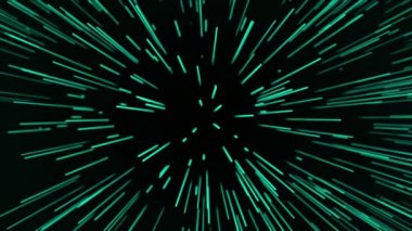 Soyut veri akış alanı. Işık ışınları. Patlama etkisi. Bilim kurgu hareketi duvar kağıdı. 3B görüntüleme.