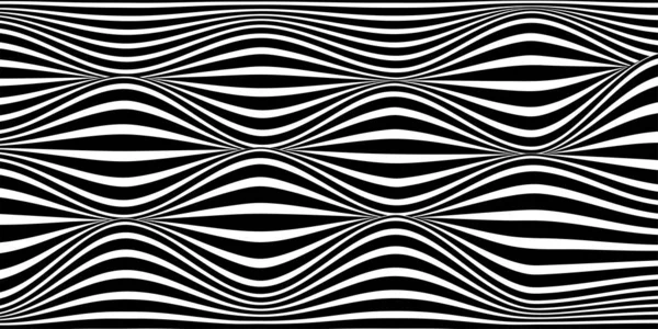 Abstraktes Wellenförmiges Mesh Auf Weißem Hintergrund Geometrische Dynamische Welle Technologie — Stockvektor