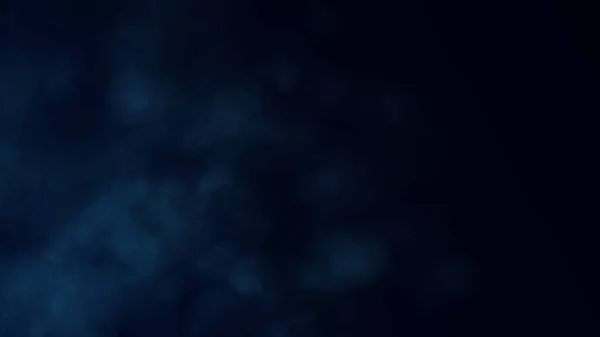 Arka planda mavi duman. Dinamik soyut sis. 3B görüntüleme.