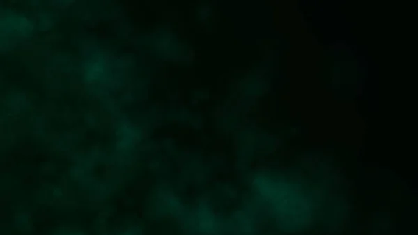 Зеленый Дым Темном Фоне Динамический Абстрактный Туман Рендеринг — стоковое фото
