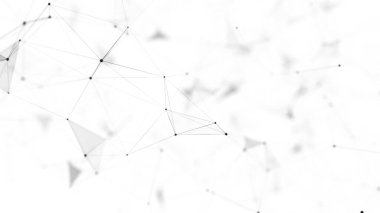 Futuristic network connection structure. Concept of hi tech and future. Communication and web concept. Big data visualization. 3D rendering.