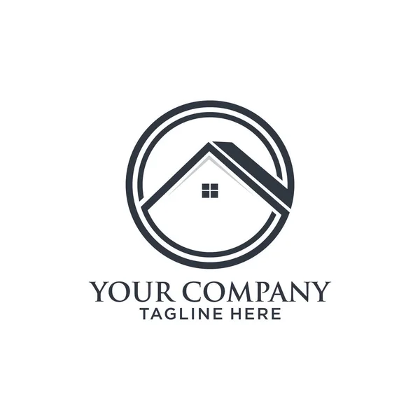 Imobiliário Design Logotipos Para Empresa Indústria — Vetor de Stock