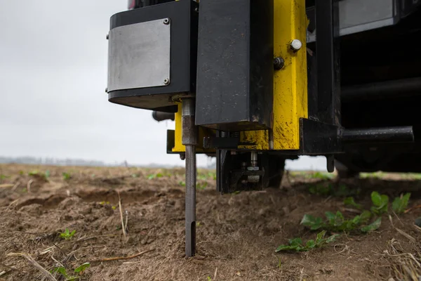 Образец Почвы Автоматизированный Зонд Взятия Проб Почвы Помощью Пробы Почвенного — стоковое фото
