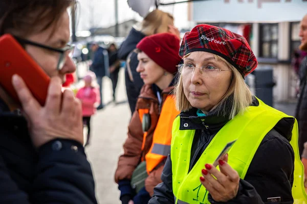 Lviv Ukraine März 2022 Humanitäre Krise Während Des Krieges Der — Stockfoto